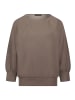 Betty Barclay Oversize-Shirt im Glitzer-Look in Braun