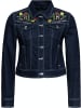 Queen Kerosin Jeansjacke in Blau