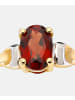 Diamant L'éternel Ring aus 375 Gelbgold mit Granat
