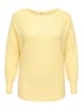 ONLY Carmakoma Strickpullover in Pastel Yellow