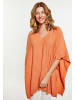 VIRITA Women Poncho in Aprikose