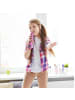 COFI 1453 Kinder Karaoke-Mikrofon mit Bluetooth‑Lautsprecher in Pink