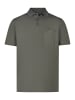 Ragman Poloshirt Basic in Grau-melange
