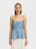 SELECTED FEMME SLFDELIA STRAP TOP B in Dusty Blue