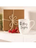 Villeroy & Boch Becher mit Henkel 'Merry Christmas' Statement 290 ml weiß in weiß
