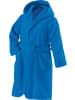 Erwin Müller Frottier Kinder-Bademantel mit Kapuze in blau