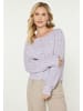 Usha Women Cardigan in lavender melange