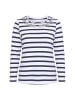 MIAMODA Langarmshirt in schneeweiß