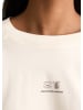 Marc O'Polo DENIM Longsleeve im College-Stil relaxed in White Blush