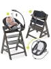 Hauck Alpha Charcoal Selectline Newborn Set Deluxe in schwarz,grau