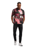 Carlo Colucci T-Shirt D'Inezo in Schwarz / Pink