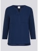 Rabe Bluse in Dunkelblau
