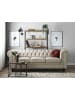 Beliani 3-Sitzer Sofa CHESTERFIELD in Beige/Braun - (W) 222 x (H) 78 x (L) 85 cm