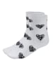 TupTam Kinder Socken Mädchen Jungen Bunt Gemustert 6er Pack in schwarz/rosa