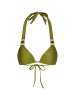 Moda Minx Bikini Top Amour Triangle in Olive