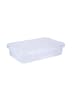relaxdays 2x Sandkasten in Transparent - (B)38 x (H)8 x (T)25 cm