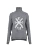 Krimson Klover Strickpullover Off-Piste Turtleneck in heather grey