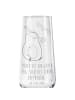 Mr. & Mrs. Panda Sektglas Avocado Party mit Spruch in Transparent
