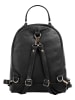 Samantha Look Rucksack echt Leder in schwarz