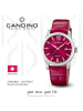 Candino Analog-Armbanduhr Candino Classic rot mittel (ca. 33mm)