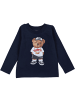 Nini Langarmshirt Teddybär XT in blau