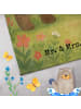 Mr. & Mrs. Panda Kinderhandtuch Bär Freundin Design ohne Spruch in Weiß