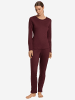 Hanro Pyjamaoberteil Grand Central in vivid brown