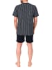 NORMANN Kurzarm Schlafanzug Shorty Pyjama 126 105 90 554 in marine