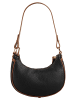 Samantha Look Handtasche echt Leder in schwarz