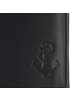 oxmox Leather Geldbörse RFID Schutz Leder 13 cm schwarz-freedom anchor