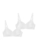 Triumph Bügelloser BH Modern Lace+Cotton in white