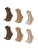 DANISH ENDURANCE Socken Bamboo Crew in sand beige brown