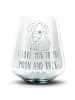 Mr. & Mrs. Panda Whiskyglas Hund Entspannen mit Spruch in Transparent