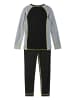 Reima Wolle-Basisschicht-Set " Taitoa " in Black melange