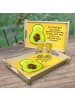 Mr. & Mrs. Panda BettTablett Avocado Kern Design mit Spruch in Weiß