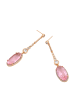 faina Women Dangle Earrings in Rose Gold Pink