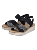 rieker Sandalen in Schwarz