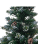 Beliani Weihnachtsbaum PALOMAR in Grün/Schwarz - (W) 85 x (H) 120 x (L) 85 cm