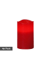 STAR Trading LED Blockkerzen May, Batterie und Timer, Echtwachs, rot, 4er-Set
