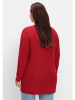 sheego Strickjacke in rot