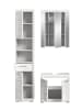 ebuy24 Badmöbelset Scout Weiß 112 x 34 cm
