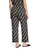 Betty Barclay Marlene-Hose mit elastischem Bund in Schwarz/Beige