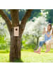 relaxdays Nistkasten in Natur - (B)15 x (H)25,5 x (T)16 cm