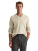 Marc O'Polo V-Neck-Pullover regular in gray silk