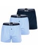 BOSS Web-Boxershorts 3er Pack in Blau