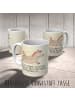 Mr. & Mrs. Panda Becher Pferd Springen mit Spruch in Vintage