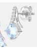 Diamant L'éternel Ohrstecker aus 375 Weißgold mit Diamant mit Topas