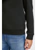 BLEND Sweatshirt Sweatshirt 20716045  Basic Rundhalspullover mit kleinen Brustprint in Schwarz