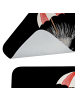 Mr. & Mrs. Panda Badezimmermatte Seeigel ohne Spruch in Schwarz