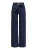 ONLY Jeans mit weitem Bein in Dark Blue Denim